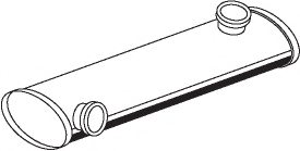 DINEX 44321 Middle-/End Silencer